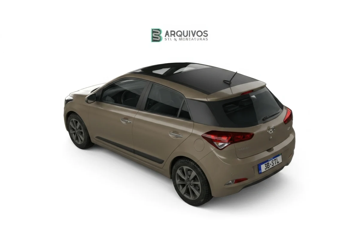 Modelo 3D STL - Hyundai Elite i20 2017 — foto 3